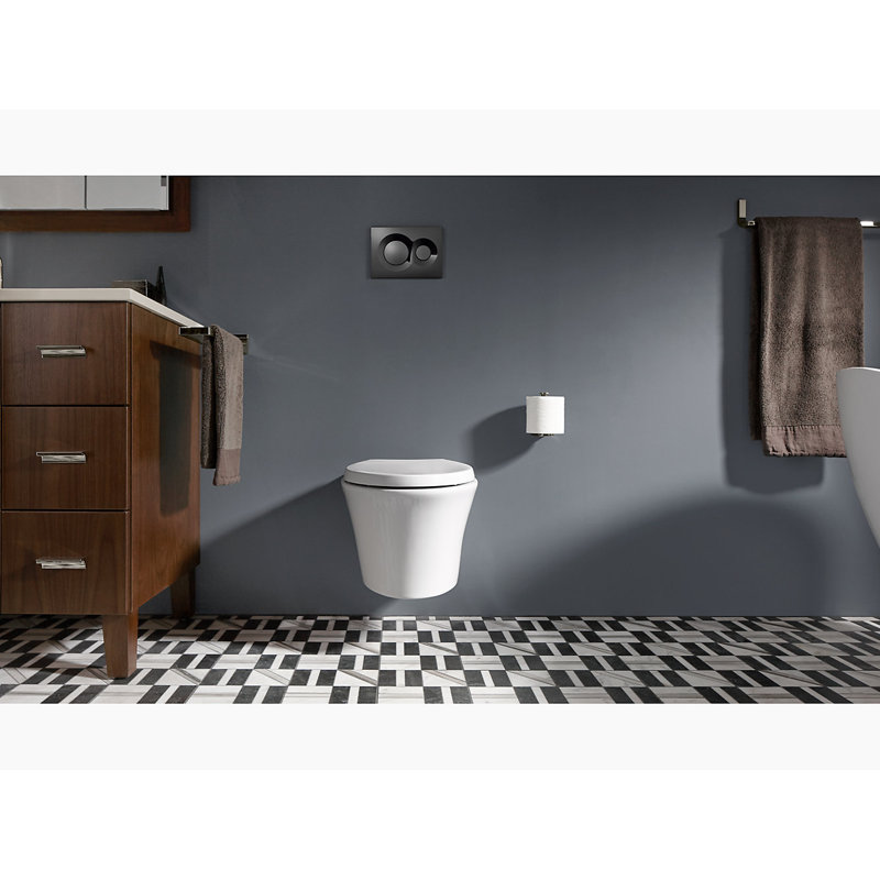 Veil® 1.6 gbf Elongated Wall Hung Toilets (Seat Included), Almond