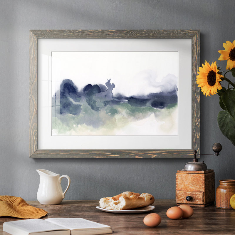 Lake Fog I, H 28 po x l 42 po x P 1,5 po, Gris