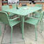 PORTO 6 seater Rectangular dining set - 160x90cm Table Plus 6 Stacking chairs-70548047