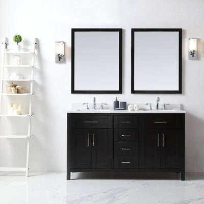 Ensemble de meuble-lavabo double 60 po Tahoe