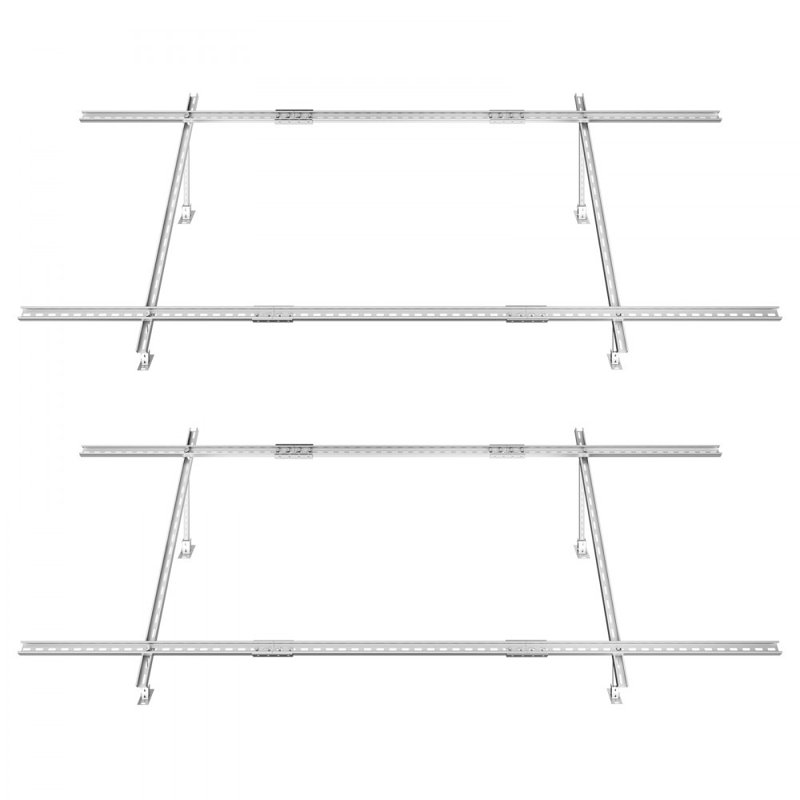 Multi-Pieces Solar Panel Mounting Brackets 30°-60° Adjustable