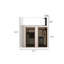 Aquarium écologique moderne à filtre de fond de luxe moderne-1224394107