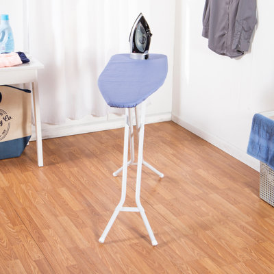 Seymour Home Products Stable Table Adjustable Height 4 Leg Ironing Board Forever Blue