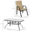 Roseland 6 - Person Patio Dining Set with Rectangular Table , Cushions Included