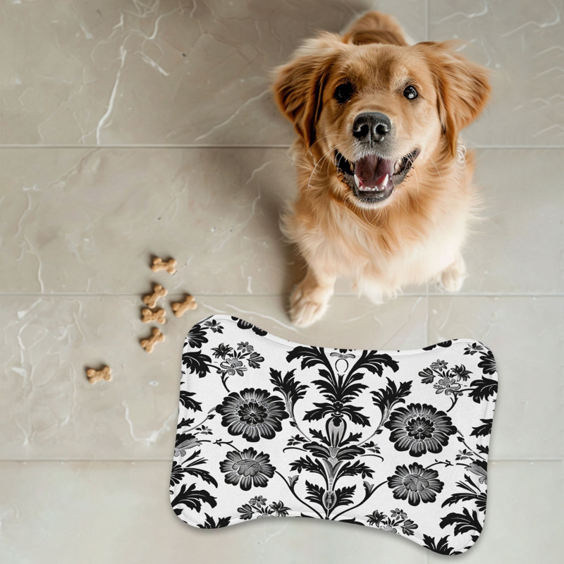 Timeless Designs - Tapis d'alimentation en os 1 pièce, 18"