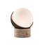 Lampe de table à DEL sans fil rechargeable ORB, contrôle tactile à 3 niveaux de luminosité, travertin / bronze chocolat-1743865971-1743865970