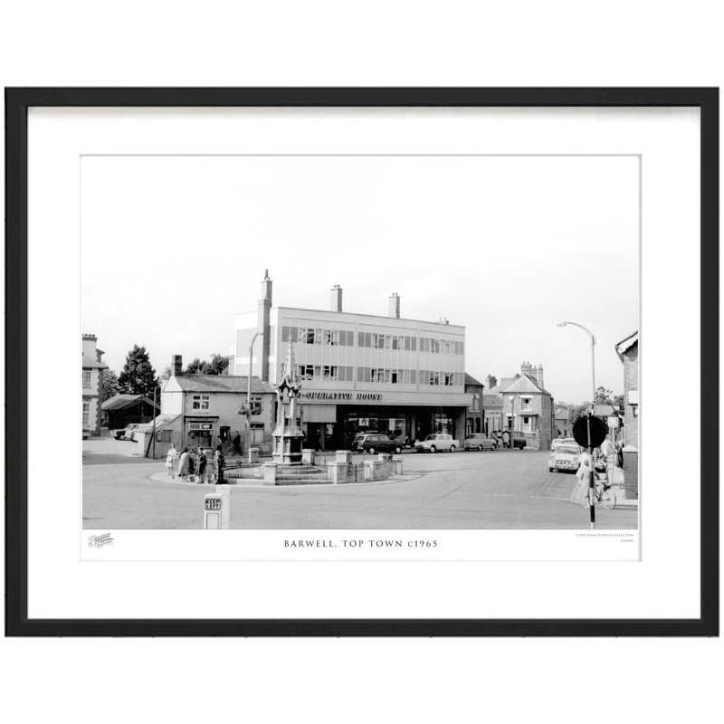 Barwell, Top Town C1965 - Single Picture Frame Print, 48.4cm H x 63.6cm W x 2.3cm D