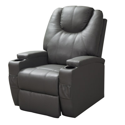 Faux Leather Lift Assist Power Recliner