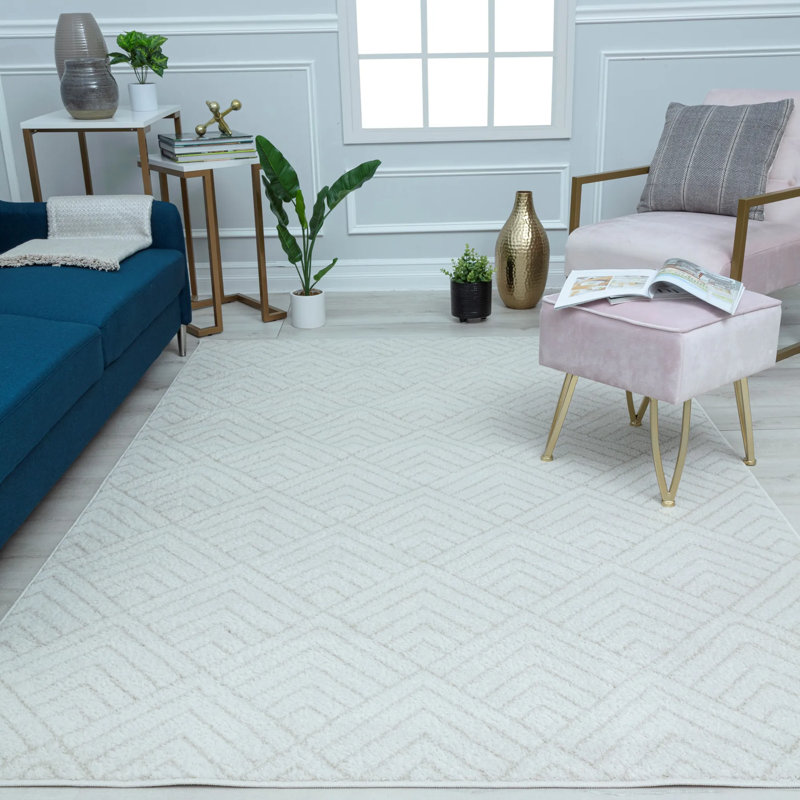 Performance Geometric Indoor Rug, Rectangle 8'3" x 10'0"