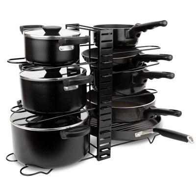 Metal Rectangle Countertop / Cabinet Pot Rack