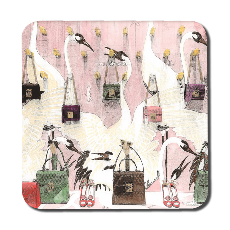Square 6 Piece Coaster Set