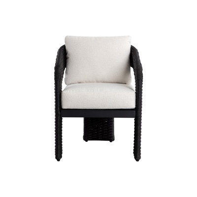 Bryice DINING ARMCHAIR - LOUIS CREAM by Bayou Breeze