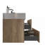 Meuble-lavabo mural 60 po (30 po * 2) avec lavabo à quartz et tiroirs-283688546-283688559-283688557