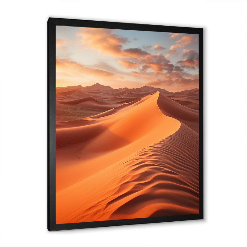«Kellsey Beach Golden Sands II», reproduction sur toile, Cadre photo noir, H 20 po x l 12 po x P 1 po