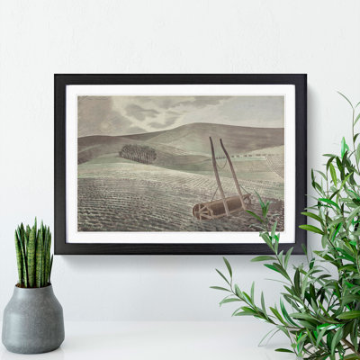 Downs in Winter by Eric Ravilious - Picture Frame Painting