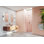 Illume 40 in. x 78 in. Fully Frameless Wall Hinge Shower Door