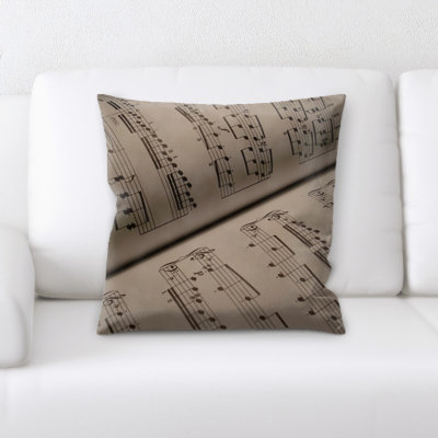 Microsuede Reversible Throw Pillow