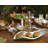 Nambe Braid Salad Bowl W/ Servers