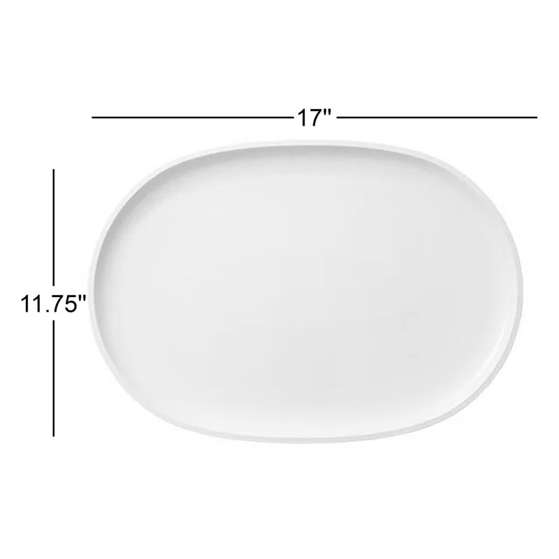 Assiette à poisson ovale originale 17 po Villeroy & Boch Artesano