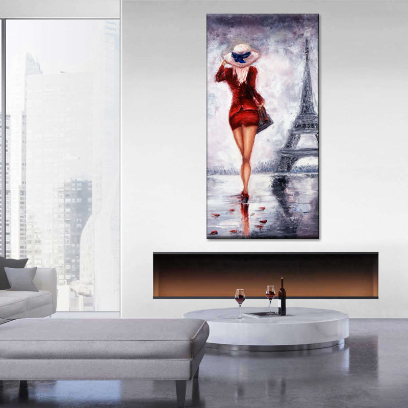 Impression sur toile tendance, H 24 po x l 12 po x P 1,25 po