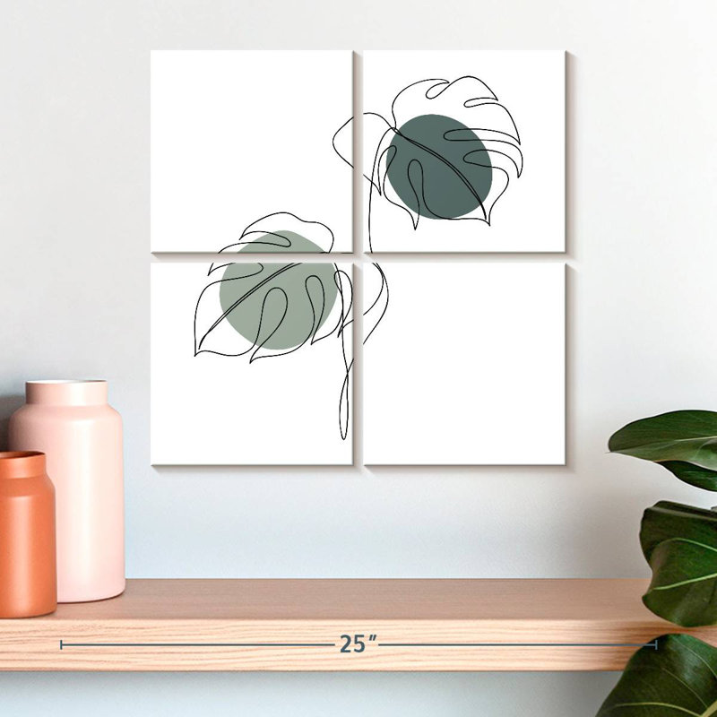 Harnek Minimalist Monstera, H 18 po x l 18 po