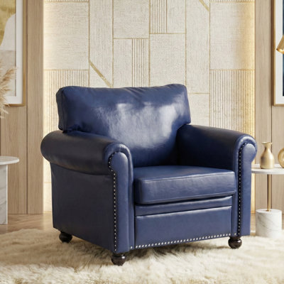 Classic Sofa with Rolled Arms and Removable Cushions