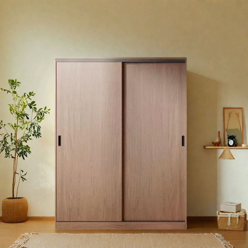 Garde-robe simple noyer classique, H 79 po x l 39 po x P 24 po