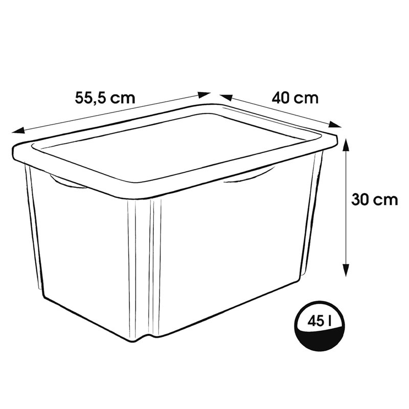 Keeeper Plastic Decorative Bin