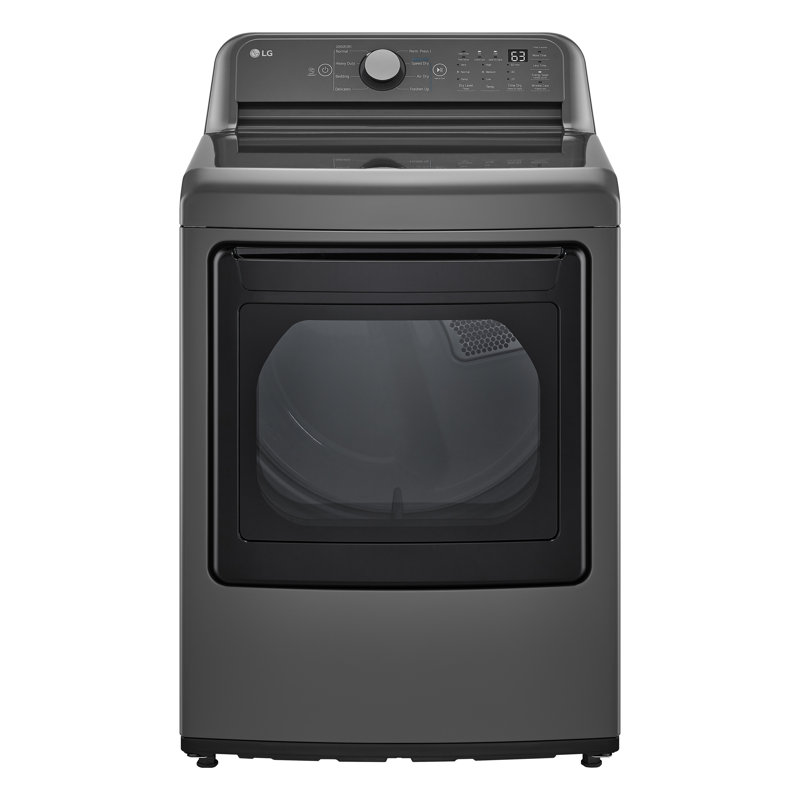 LG Rear Control Gas Energy Star Dryer with Sensor Dry, 7.3 cu. ft., Gray