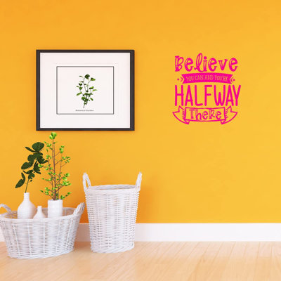 Adhésif décoratif «Believe You Can»