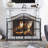 Yosaira Cabinet Iron Fireplace Screen