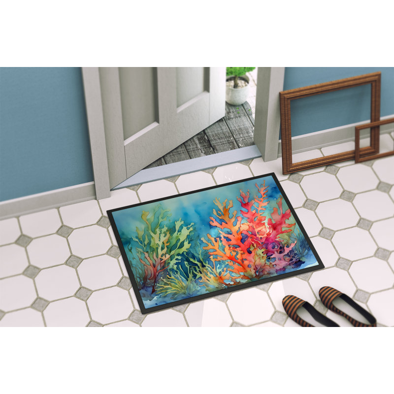 Radisav Non-Slip Doormat, 18" W x 27" L
