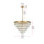 Lustre rond 27 pouces Iva-1324420750