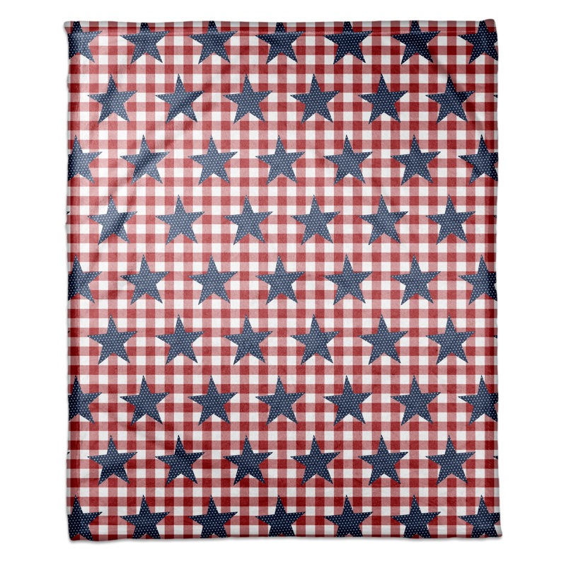 Stars Hand Woven Throw Blanket