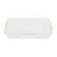 Ensemble de 3 plateaux de service réfrigérés, plateau rectangulaire glacé pour charcuterie avec bols pour fruits de mer, sushis et réceptions