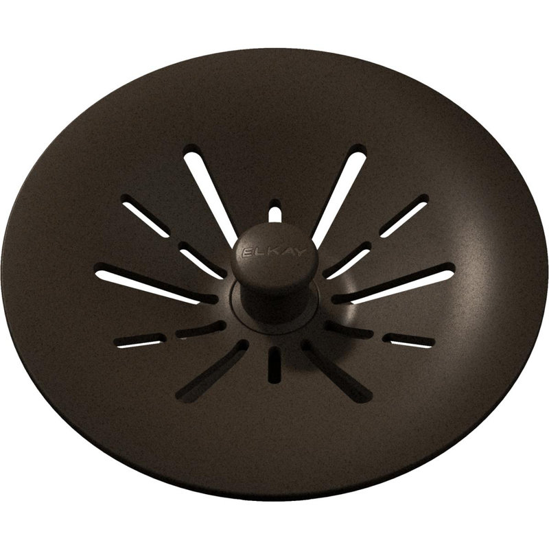 Perfect Removable Basket Strainer Kitchen Sink Drain, Mocha