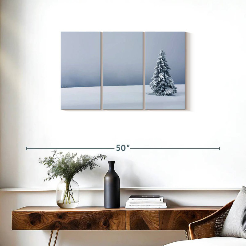 Harnek Snowy Tree, 20" H x 33" W
