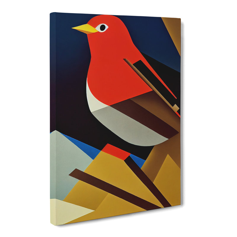 Aqdal Robin Bird Abstract Vol.9 - Wrapped Canvas, 60cm H x 40cm W x 3cm D