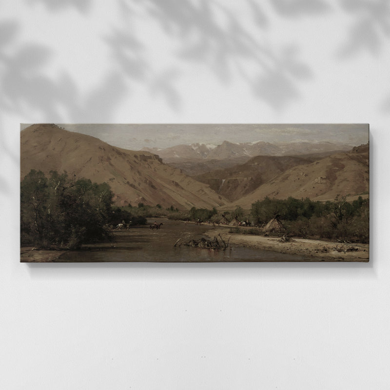 Série paysage - CCDVLVI - Toile tendue avec châssis - Prêt à être accroché, H 12 po x l 30 po