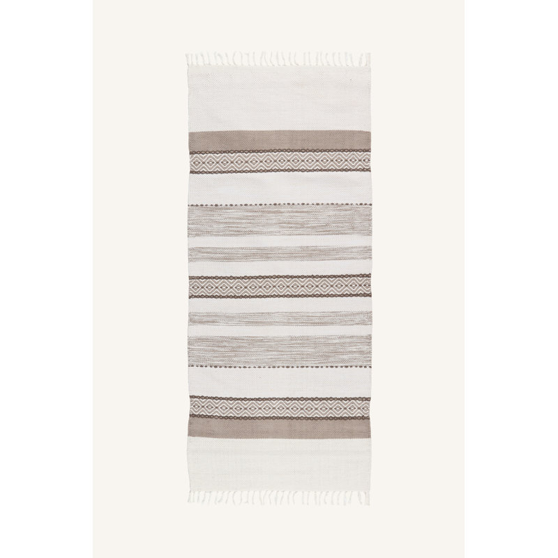 Puck Geometric Hand Woven Area Rug, Runner 70 x 300cm