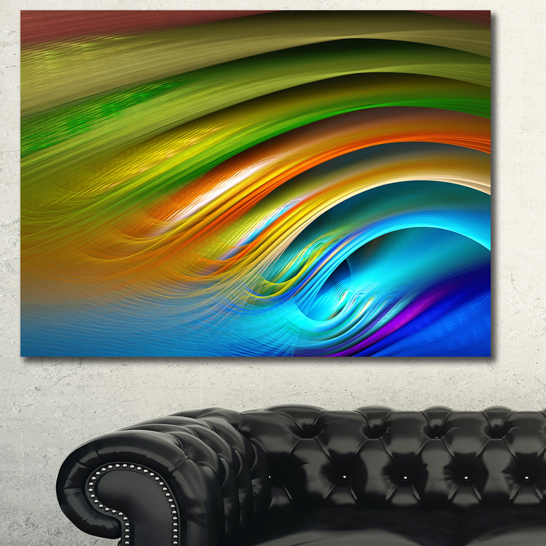 " Colorful Fractal Water Ripples " Ebern Designs