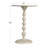 Alexander Hammered Metal Table, White-574419065