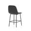 Upholstered Counter Stool with Metal Frame-964863415