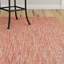 Tommy Hooked Red Indoor/Outdoor Rug-18097238