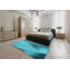 Tapis 100% à motifs lavables à la machine 2989 WSH-PAT1223-LBLU-67689877