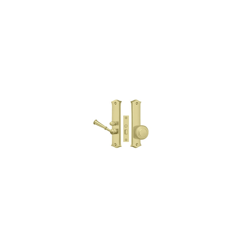 Deltana SDL688U3 Storm Door Latch, Classic, Mortise Lock in Polished Brass, Polished Brass