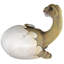 Statue pour oeuf baby brachiosaurus dino