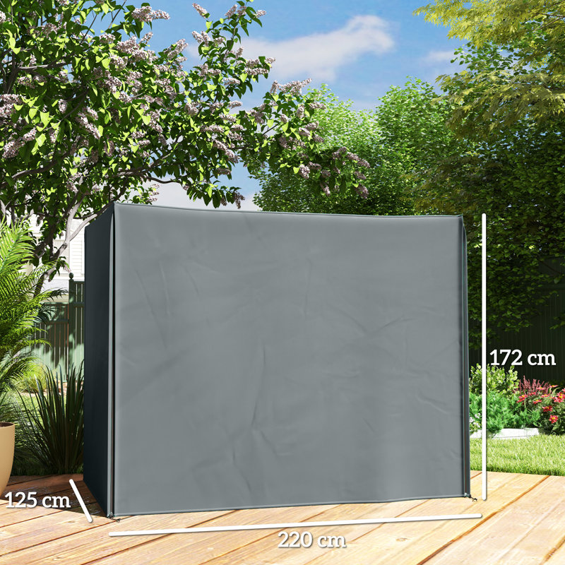 Outdoor Swing Seat Cover, Grey