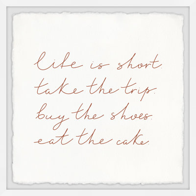 Eat The Cake II - Single Picture Frame Print