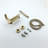 Solid Brass Wall Mounted Tub Faucet with Adjustable Tub Spout And Handheld Shower-102237601